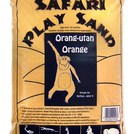 Safari Play Sand - Orang-utan Orange